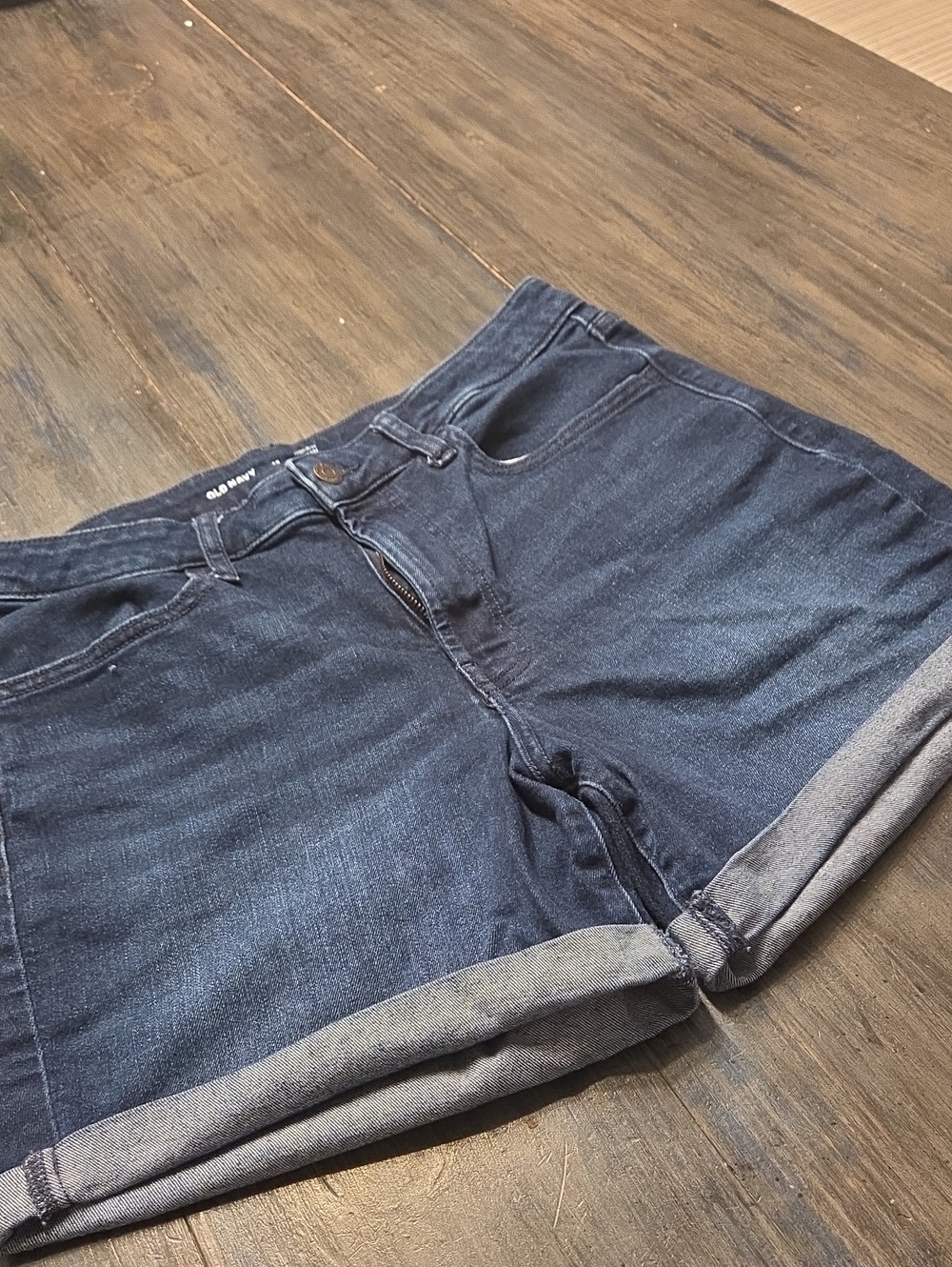Old Navy High-Rise WOW Women’s Jeans — Dark Blue Shorts
